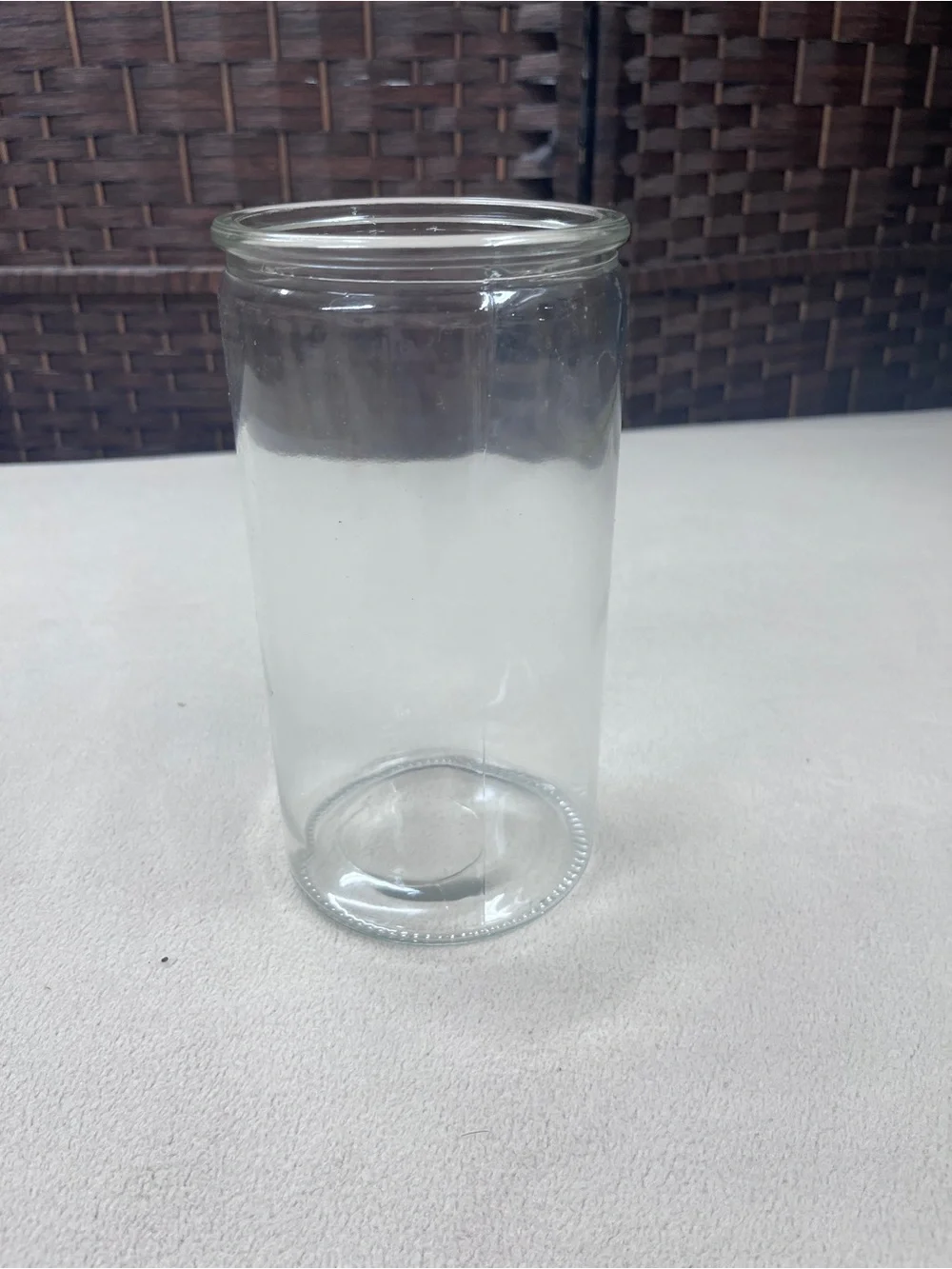 Clear Glass Cylinder Vase